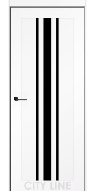 Межкомнатные двери CityLine Express ARDENA korfad-express-ardena-bilii-diamant-oscar-collection-s-cernym-steklom